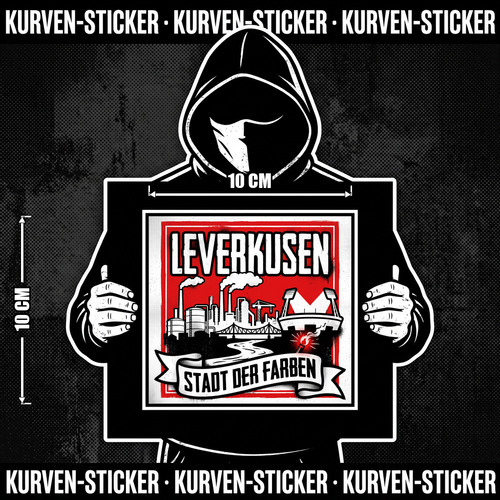 Leverkusen Ultra Sticker kaufen – Vinyl Sticker für die Kurve, wetterfest