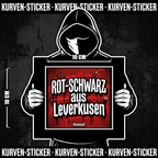 Fußball Sticker Leverkusen kaufen – Vinyl Sticker für die Kurve, wetterfest