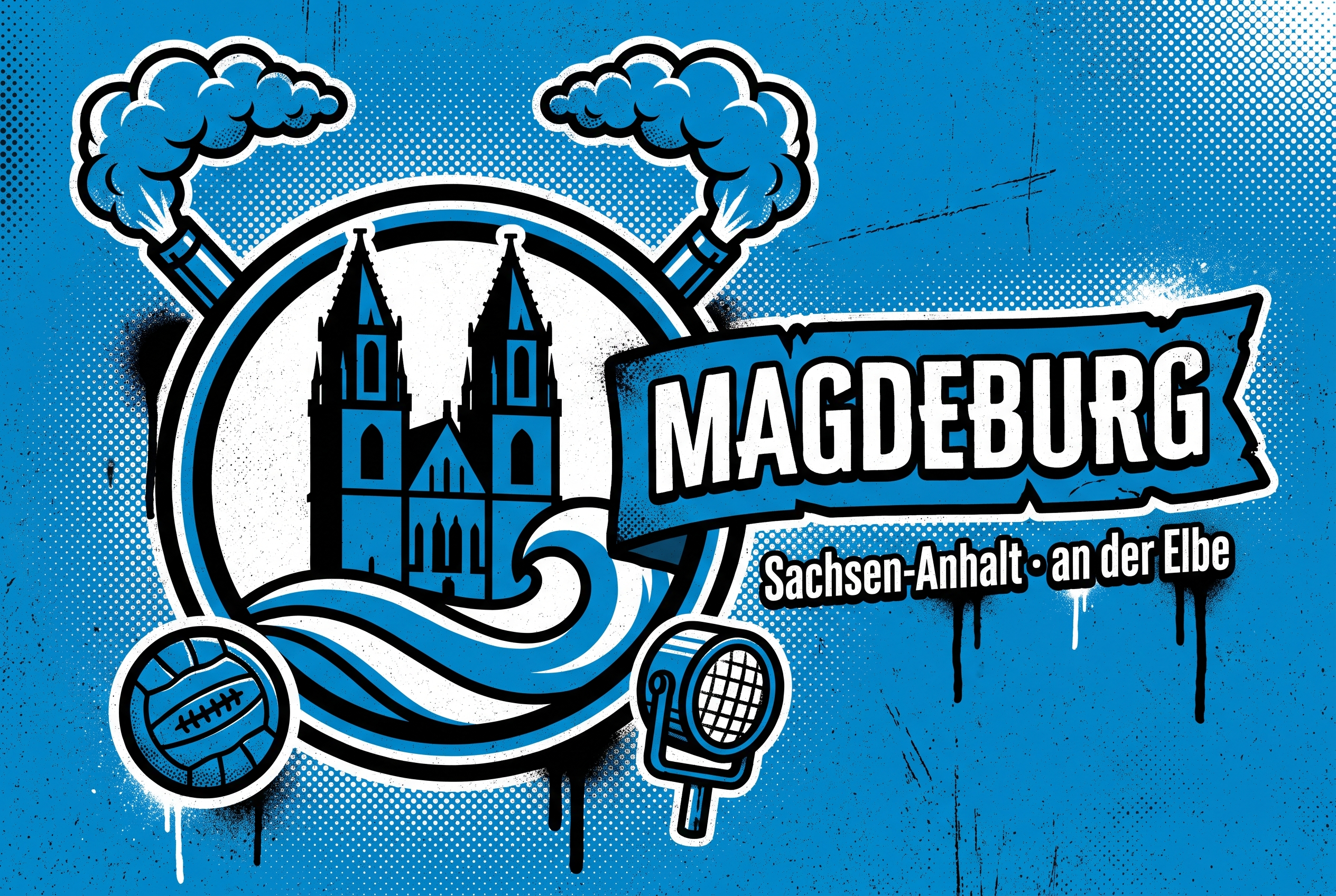 Ultra Sticker Magdeburg kaufen – Vinyl Sticker für die Kurve, wetterfest