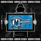 Ultra Sticker Magdeburg kaufen – Vinyl Sticker für die Kurve, wetterfest