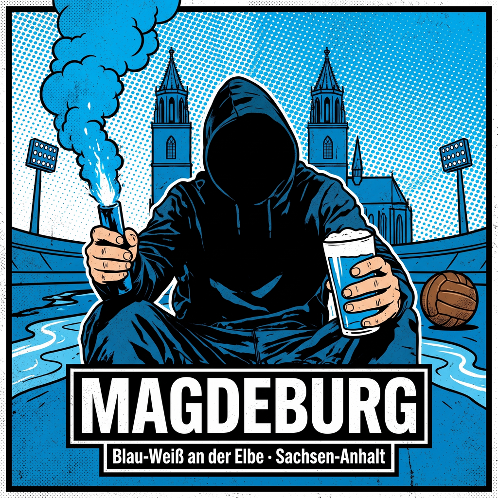 Ultra Aufkleber Magdeburg kaufen – Vinyl Sticker für die Kurve, wetterfest