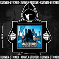 Ultra Aufkleber Magdeburg kaufen – Vinyl Sticker für die Kurve, wetterfest