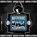 Magdeburg Fußball Aufkleber kaufen – Vinyl Sticker für die Kurve, wetterfest
