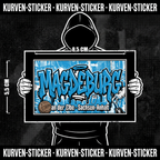 Fußball Magdeburg Aufkleber kaufen – Vinyl Sticker für die Kurve, wetterfest