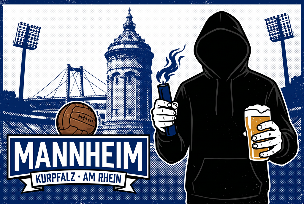 Fußball Aufkleber Mannheim kaufen – Vinyl Sticker für die Kurve, wetterfest