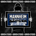 Ultra Aufkleber Mannheim kaufen – Vinyl Sticker für die Kurve, wetterfest – Charakter haelt den Sticker
