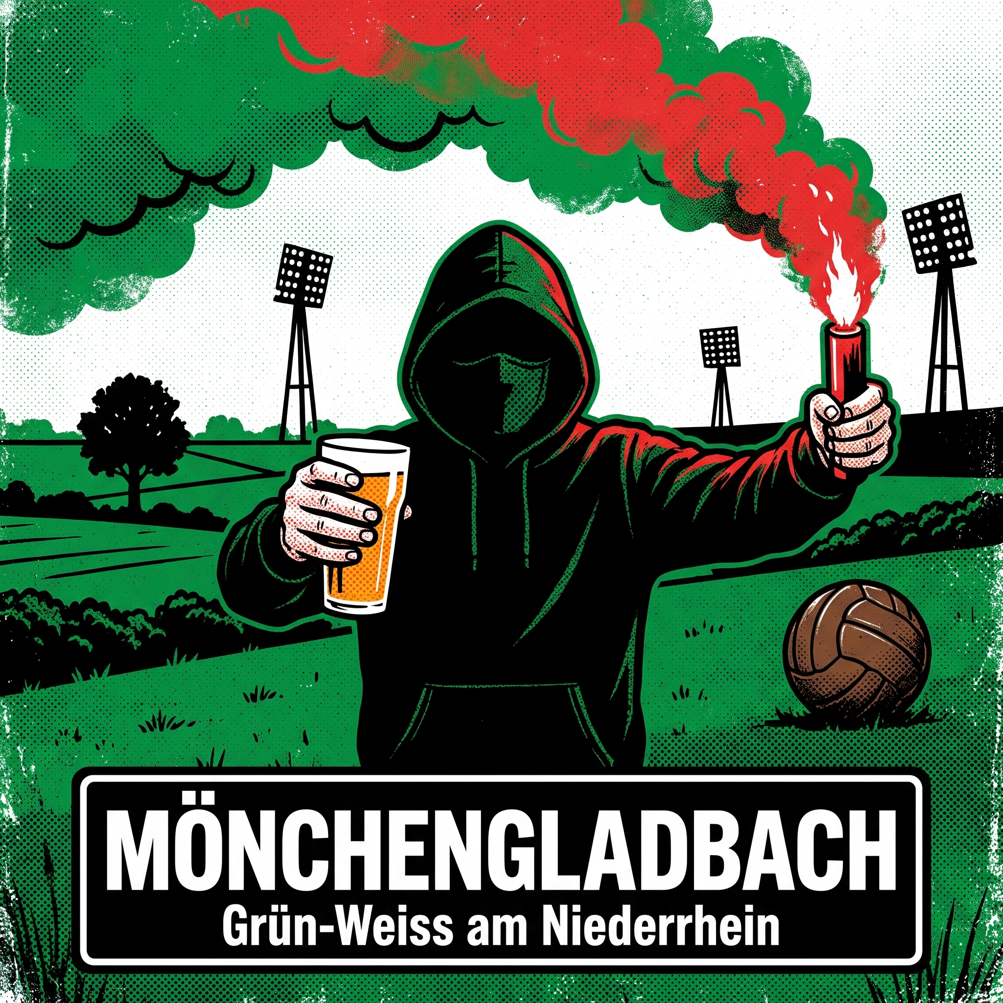 Mönchengladbach Fußball Aufkleber kaufen – Vinyl Sticker für die Kurve, wetterfest