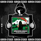 Mönchengladbach Fußball Aufkleber kaufen – Vinyl Sticker für die Kurve, wetterfest