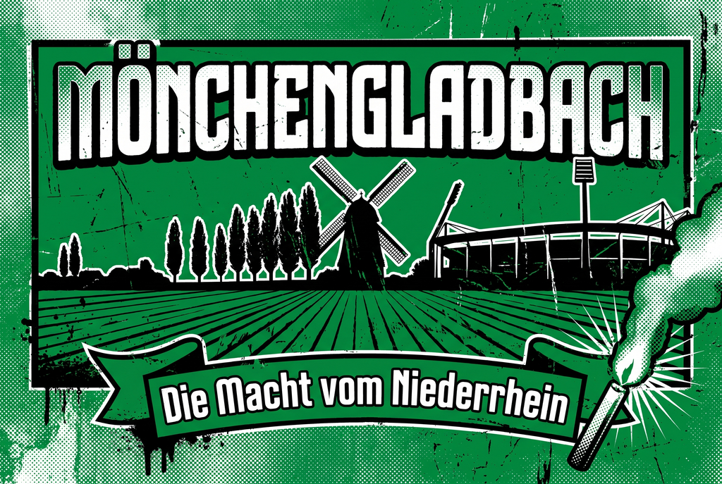 Ultra Sticker Mönchengladbach kaufen – Vinyl Sticker für die Kurve, wetterfest