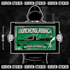 Ultra Sticker Mönchengladbach kaufen – Vinyl Sticker für die Kurve, wetterfest