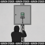 Fußball Sticker Mönchengladbach kaufen – Vinyl Sticker für die Kurve, wetterfest – mit Vinyl-Stickerstab