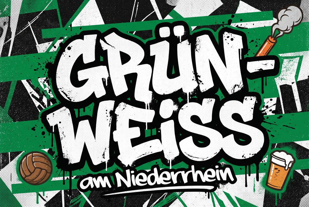Fußball Mönchengladbach Sticker kaufen – Vinyl Sticker für die Kurve, wetterfest