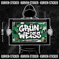 Fußball Mönchengladbach Sticker kaufen – Vinyl Sticker für die Kurve, wetterfest