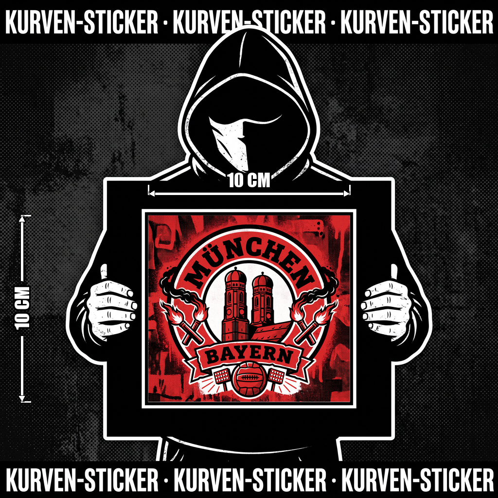 Ultra Aufkleber München kaufen – Vinyl Sticker für die Kurve, wetterfest