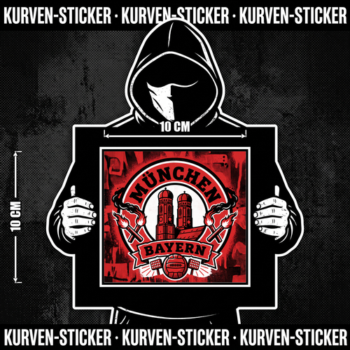 Ultra Aufkleber München kaufen – Vinyl Sticker für die Kurve, wetterfest