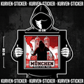 München Fußball Aufkleber kaufen – Vinyl Sticker für die Kurve, wetterfest
