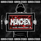 München Fußball Sticker kaufen – Vinyl Sticker für die Kurve, wetterfest