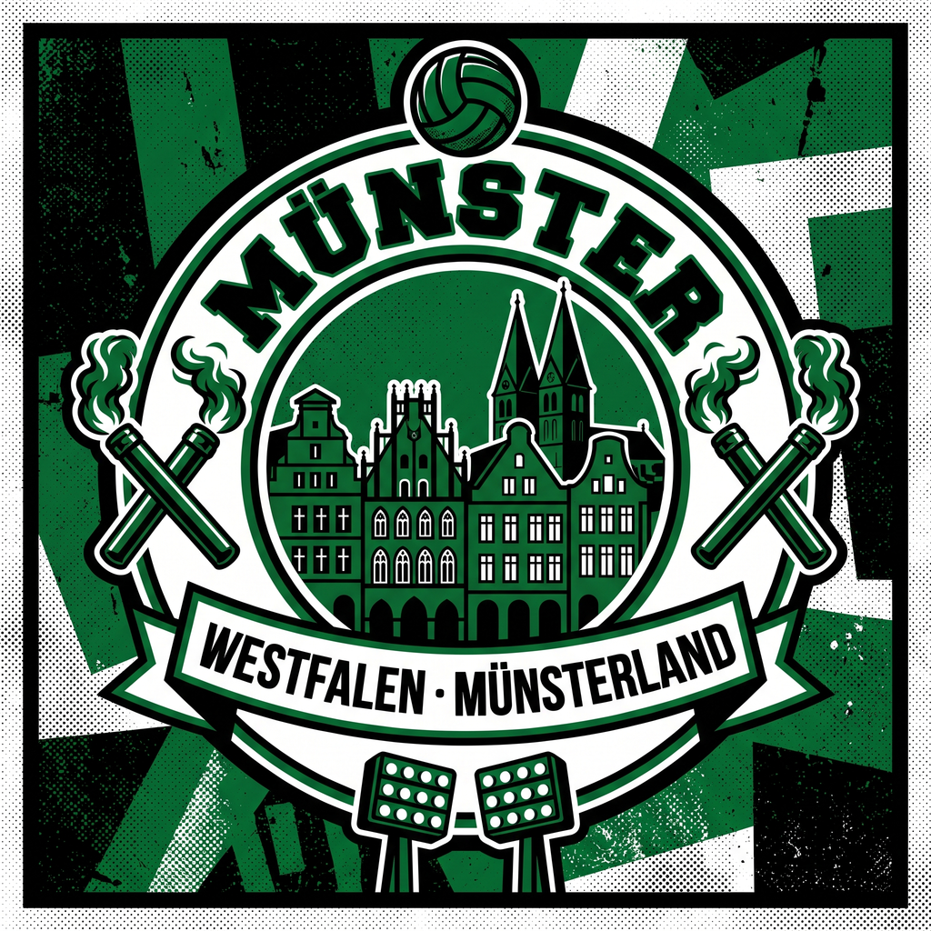 Ultra Sticker Münster kaufen – Vinyl Sticker für die Kurve, wetterfest