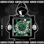 Ultra Sticker Münster kaufen – Vinyl Sticker für die Kurve, wetterfest – Charakter haelt den Sticker