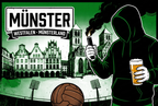 Fußball Sticker Münster kaufen – Vinyl Sticker für die Kurve, wetterfest