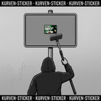 Fußball Sticker Münster kaufen – Vinyl Sticker für die Kurve, wetterfest – mit Stickerstab