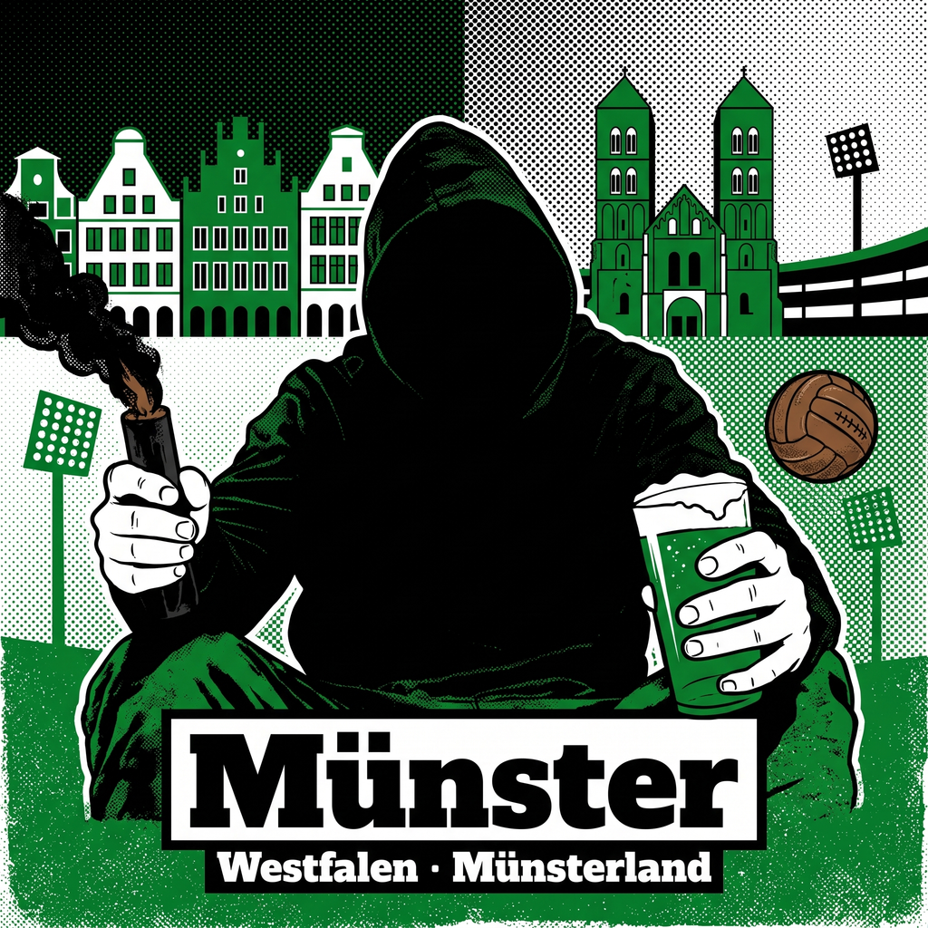 Münster Ultra Sticker kaufen – Vinyl Sticker für die Kurve, wetterfest