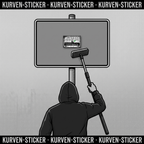 Münster Ultra Aufkleber kaufen – Vinyl Sticker für die Kurve, wetterfest – mit 1m Aufkleberstab