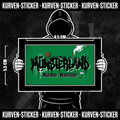 Münster Fußball Aufkleber kaufen – Vinyl Sticker für die Kurve, wetterfest – Charakter haelt den Sticker