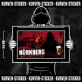 Fußball Sticker Nürnberg kaufen – Vinyl Sticker für die Kurve, wetterfest