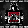 Nürnberg Fan Aufkleber für die Kurve kaufen – Vinyl Sticker wetterfest