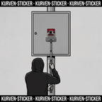 Nürnberg Fan Aufkleber für die Kurve kaufen – Vinyl Sticker wetterfest – mit 1m Teleskopstab