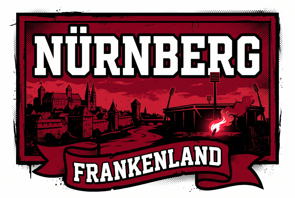 Nürnberg Ultra Aufkleber kaufen – Vinyl Sticker für die Kurve, wetterfest