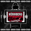 Nürnberg Ultra Aufkleber kaufen – Vinyl Sticker für die Kurve, wetterfest