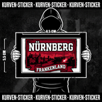 Nürnberg Ultra Aufkleber kaufen – Vinyl Sticker für die Kurve, wetterfest