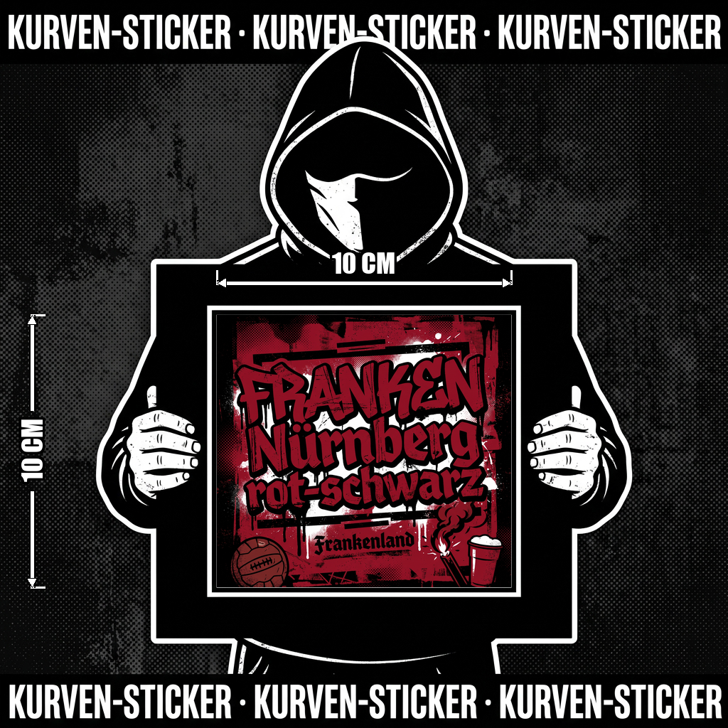 Ultra Sticker Nürnberg kaufen – Vinyl Sticker für die Kurve, wetterfest