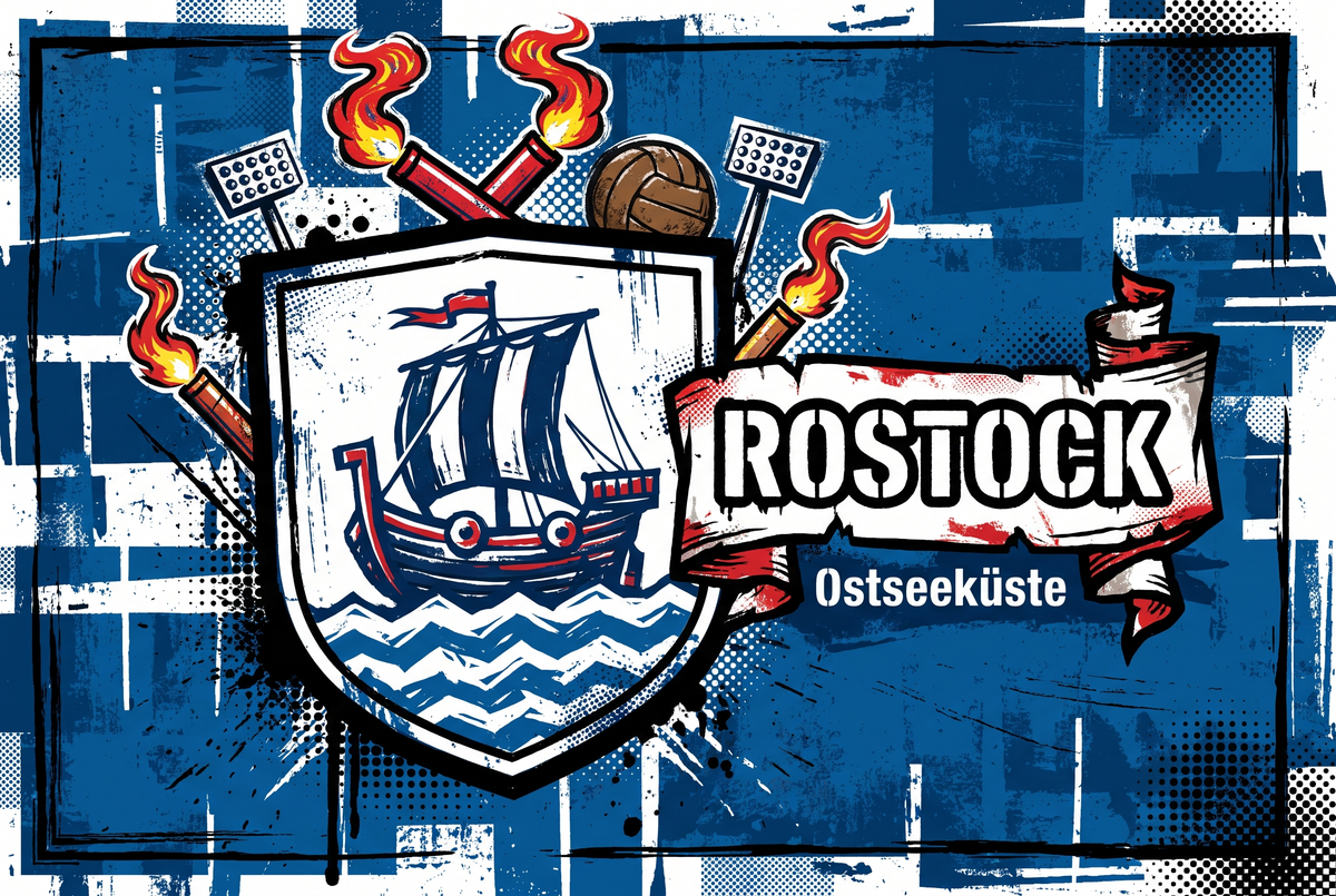 Ultra Sticker Rostock kaufen – Vinyl Sticker für die Kurve, wetterfest