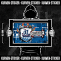 Ultra Sticker Rostock kaufen – Vinyl Sticker für die Kurve, wetterfest