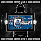 Ultra Sticker Rostock kaufen – Vinyl Sticker für die Kurve, wetterfest