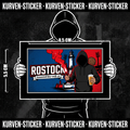 Ultra Rostock Aufkleber kaufen – Vinyl Sticker für die Kurve, wetterfest