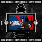 Ultra Rostock Aufkleber kaufen – Vinyl Sticker für die Kurve, wetterfest