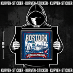 Fußball Aufkleber Rostock kaufen – Vinyl Sticker für die Kurve, wetterfest