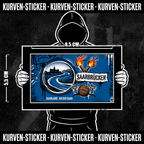 Saarbrücken Fußball Aufkleber kaufen – Vinyl Sticker für die Kurve, wetterfest
