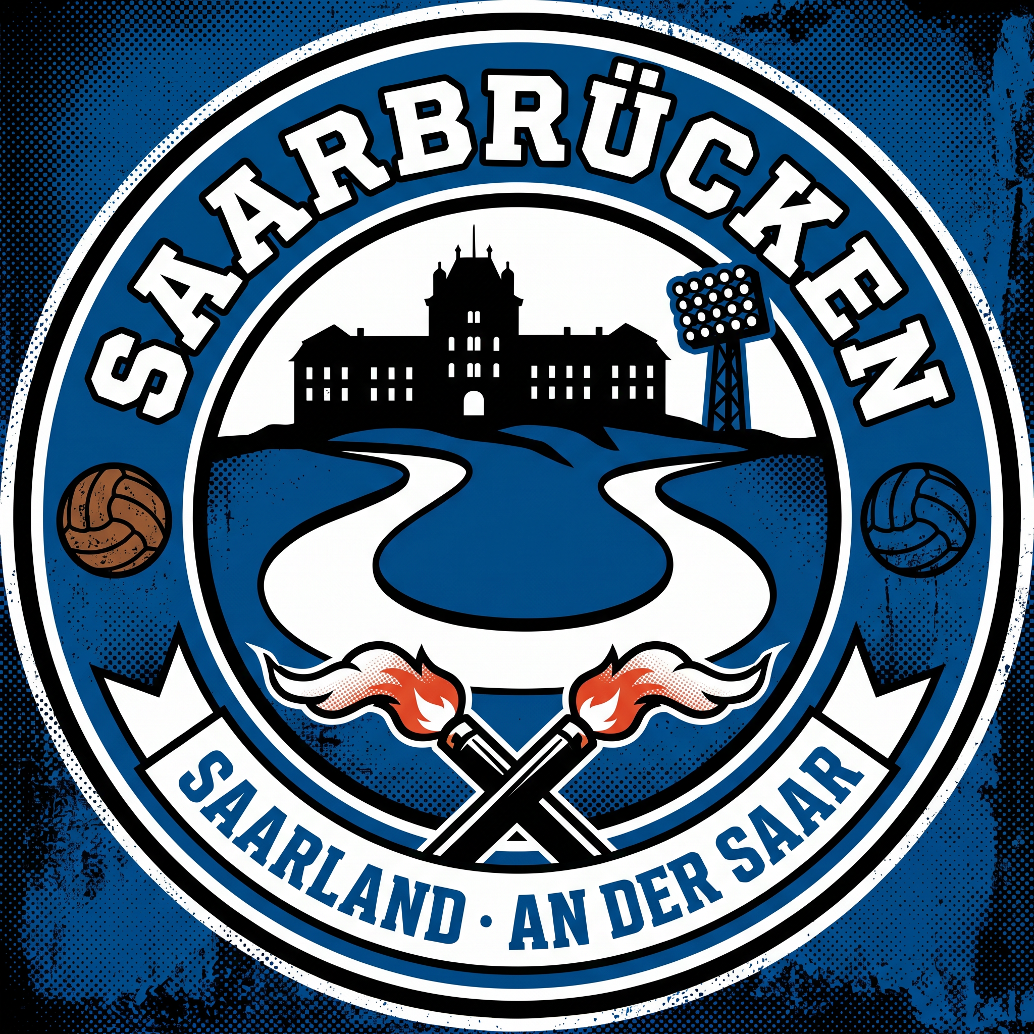 Fußball Saarbrücken Sticker kaufen – Vinyl Sticker für die Kurve, wetterfest