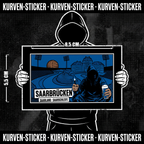 Ultra Aufkleber Saarbrücken kaufen – Vinyl Sticker für die Kurve, wetterfest
