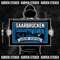 Fußball Sticker Saarbrücken kaufen – Vinyl Sticker für die Kurve, wetterfest