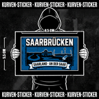 Fußball Sticker Saarbrücken kaufen – Vinyl Sticker für die Kurve, wetterfest
