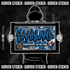 Saarbrücken Ultra Aufkleber kaufen – Vinyl Sticker für die Kurve, wetterfest