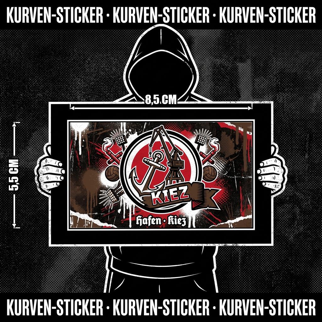 Fußball Aufkleber St. Pauli kaufen – Vinyl Sticker für die Kurve, wetterfest