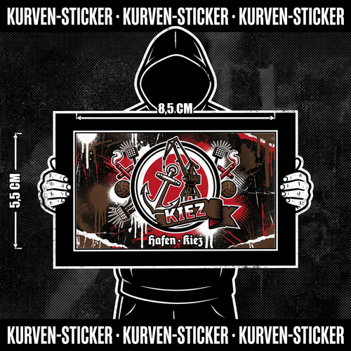 Fußball Aufkleber St. Pauli kaufen – Vinyl Sticker für die Kurve, wetterfest