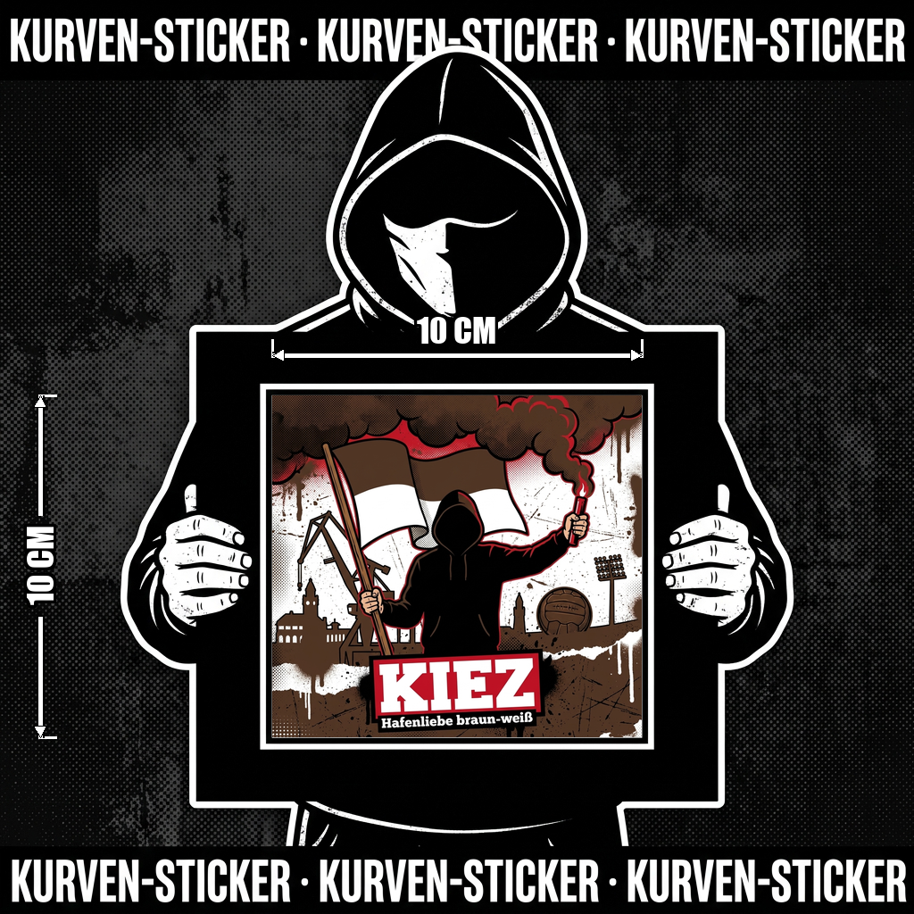 Fußball Sticker St. Pauli kaufen – Vinyl Sticker für die Kurve, wetterfest